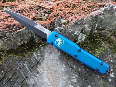 Microtech 120-1BL Blue-Bayonet Blade Ultratech