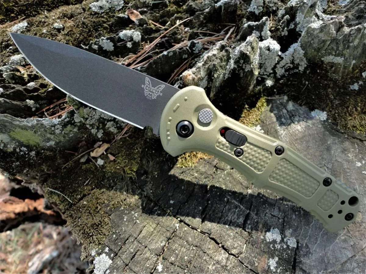 Benchmade 9570BK-1 Mini Claymore - Ranger Green