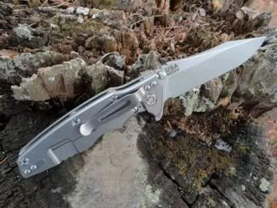 Hinderer Eklipse 3.5" Spearpoint-Stonewash-OD G-10